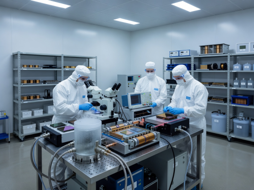 Superconductor silicon research laboratory